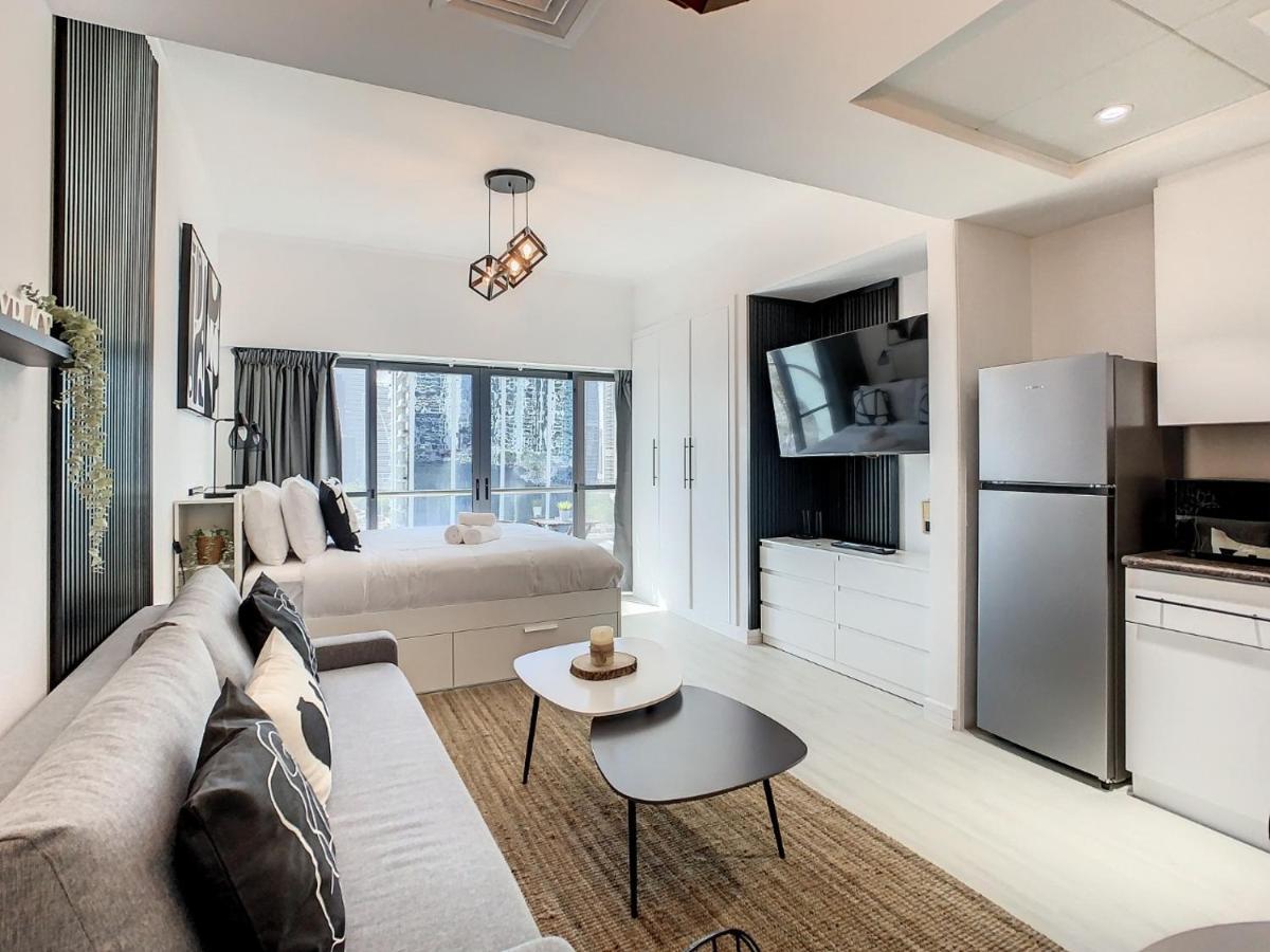 Luxury Modern Studio In Jlt With Amazing View & Rooftop Pool - Sleeps 3 Dubai Dış mekan fotoğraf